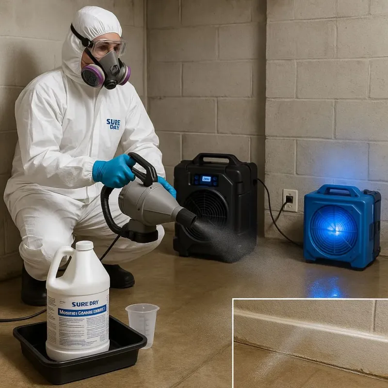 Sanitization and Odor Removal process in Branford, CT