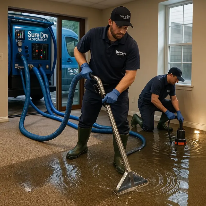 Water Extraction and Removal process in Branford, CT